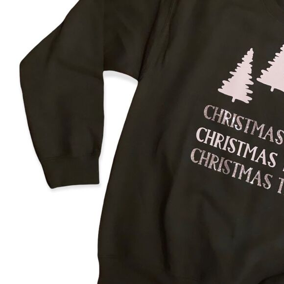 NWT Wool + Pepper Co. Christmas Trees Crewneck Sweatshirt - Picture 4 of 4